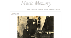 Desktop Screenshot of musicmemory.org