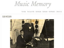 Tablet Screenshot of musicmemory.org